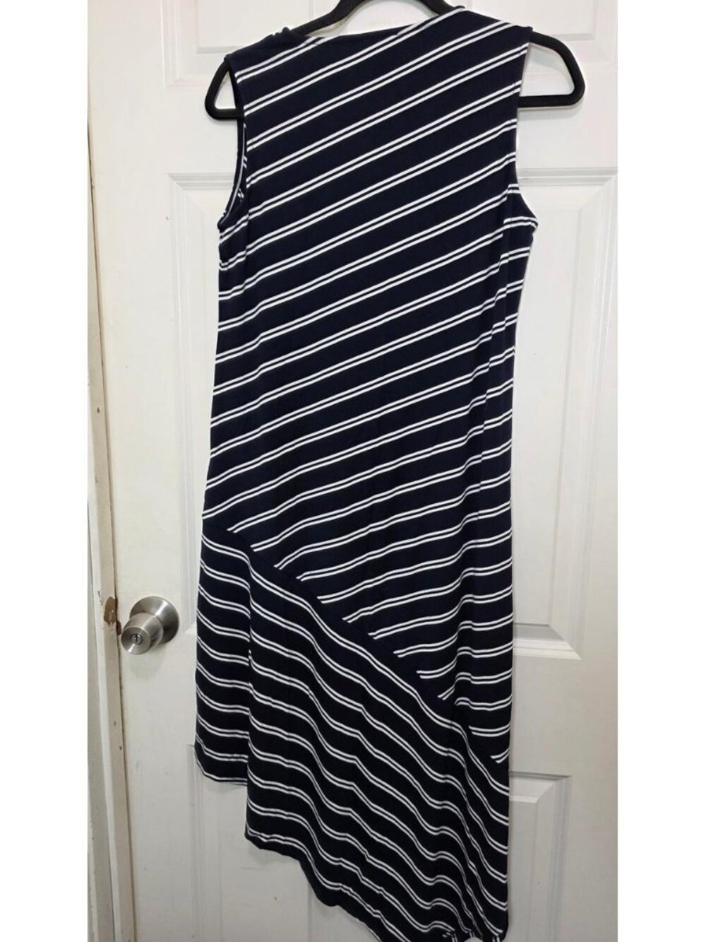 Womens 1 Navy Blue Striped